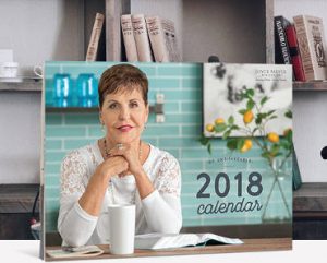 FREE 2018 Joyce Meyer Ministries Wall Calendar