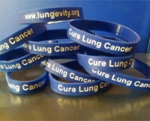 FREE LUNGevity Cure Lung Cancer Wristbands