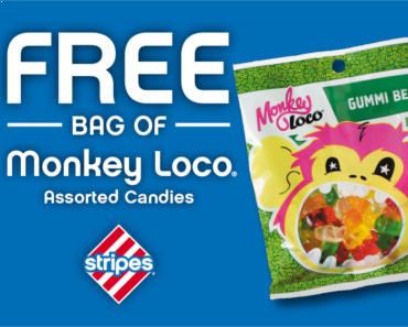 FREE Bag of Monkey Loco Gummi Bears at Stripes Stores