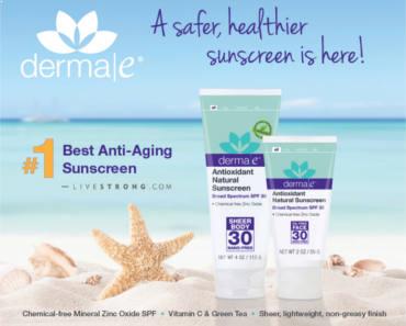 FREE Sample of derma e Sunscreen