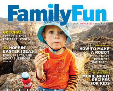 FREE Subscription to FamilyFun Magazine