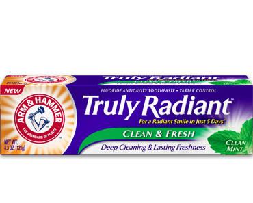 FREE Sample of Arm & Hammer Truly Radiant Clean & Fresh Toothpaste