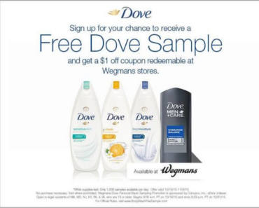 FREE Dove Samples
