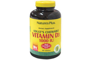 Nature's Plus Adult's Chewable Vitamin D3 1000 IU