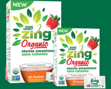 FREE Sample of Born Sweet Zing Organic Stevia Sweetener