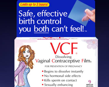 FREE Sample of VCF Vaginal Contraceptive Film