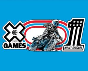 FREE Harley Davidson X Games Sticker