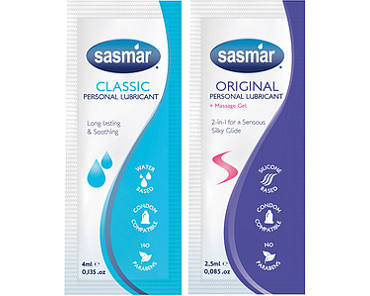 FREE Sample of Sasmar Personal Lubricant