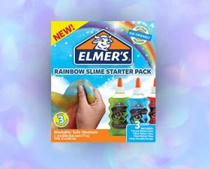 FREE Elmers Rainbow Glitter Slime Kit