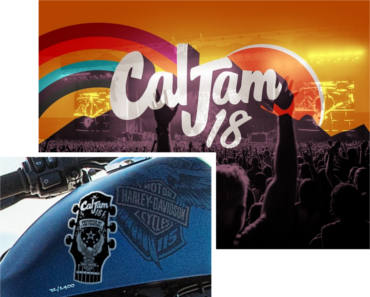 FREE Cal Jam 18, Foo Fighters, and Harley-Davidson Sticker