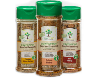 FREE Samples of pawTree pawPairings Superfood Seasoning for Dogs & Cats