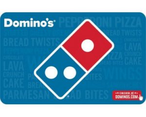 FREE $5 Dominos Gift Card