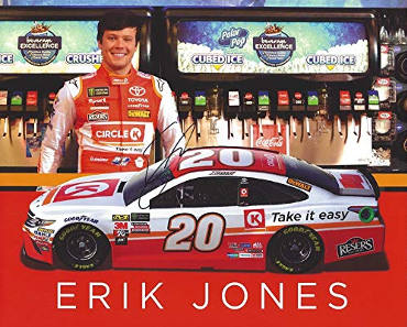 FREE Erik Jones NASCAR Hero Card