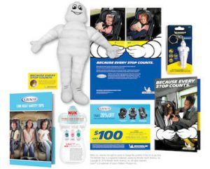 FREE Michelin Man Plush Doll, Tire Pressure Gauge, and More