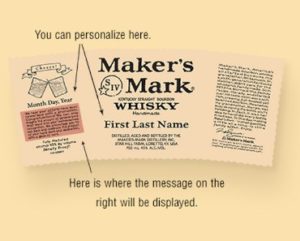 FREE Makers Mark Personalized Labels