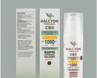 Halcyon Topicals CBD Skin & Muscle Cream