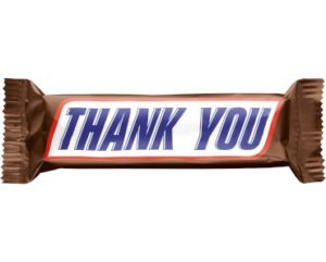 Thank You from Snickers