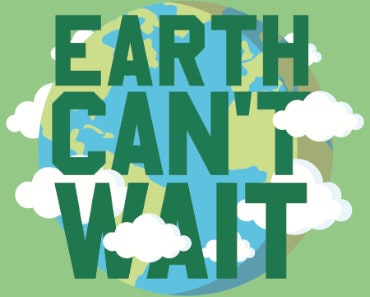 FREE Earth Cant Wait Sticker