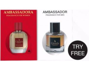 FREE Sample of Gisada Ambassador & Ambassadora Fragrance Scent